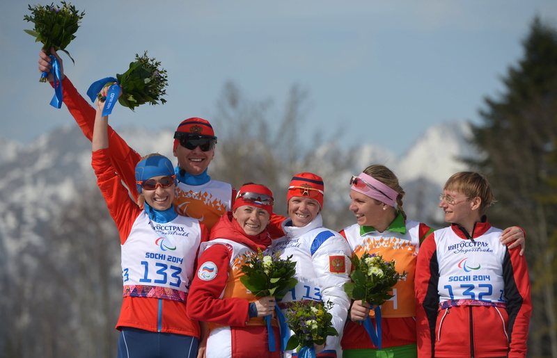 nature, cheerful, victory, leisure activity, 4K, outdoors, success, celebration, paralympic games, people, group Of People, olympics, blue, real people