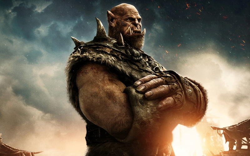 orc, art and craft, sky, cloud - sky, male likeness, statue, people, architecture, nature, Movies, 1080P, adult, creativity, warcraft, outdoors, sculpture