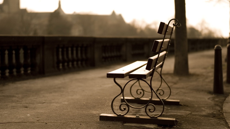 outdoor play equipment, empty, nature, 1080P, seat, sky, metal, built structure, sitting, park, sepia, urban, architecture, park - man made space, filter
