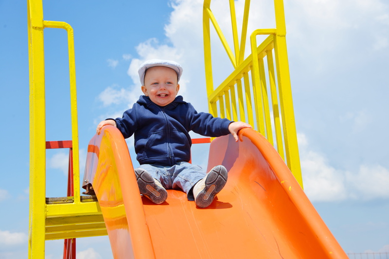boys, child, playground, play, casual clothing, one person, males, outdoors, full length, boy, outdoor, ladder, portrait, men, day, looking at camera, leisure activity