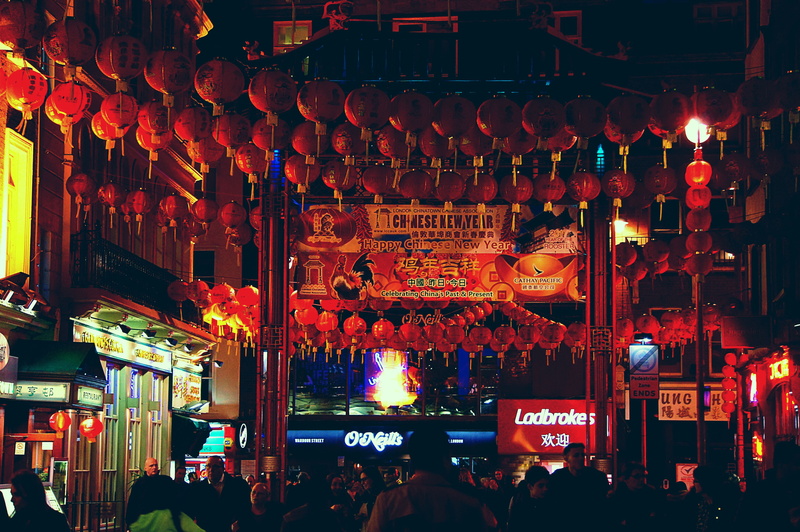 men, london, chinese, chinese new year, nighttime, text, street, real people, women, chinese lantern, architecture, group of people, china, crowd, street market