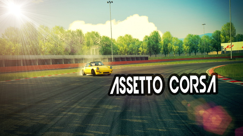 land vehicle, day, motor vehicle, 1080P, video games, communication, motion, outdoors, sky, Ruf CTR, Assetto Corsa, sign, transportation, text, car, no people