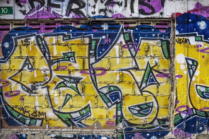full frame, close-up, art, painted, western script, wall - building feature, 4K, colombia, artistic, built structure, tags, day, grunge, multi colored