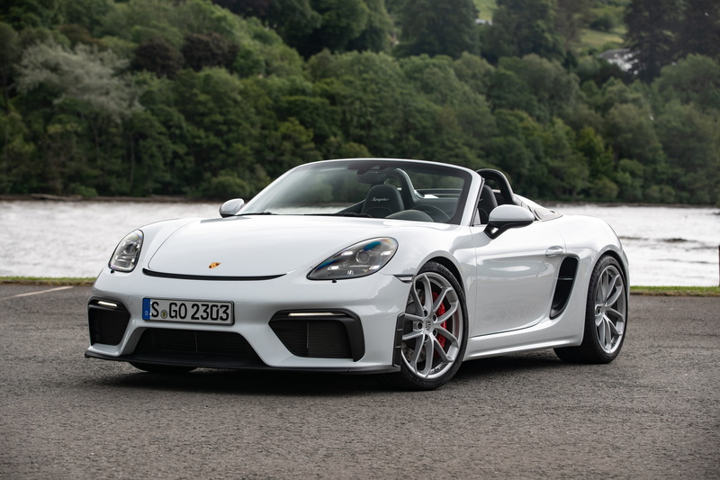 Sport Car, Car, Porsche 718, Porsche 718 Spyder, White Car, Vehicle, Porsche, 5K