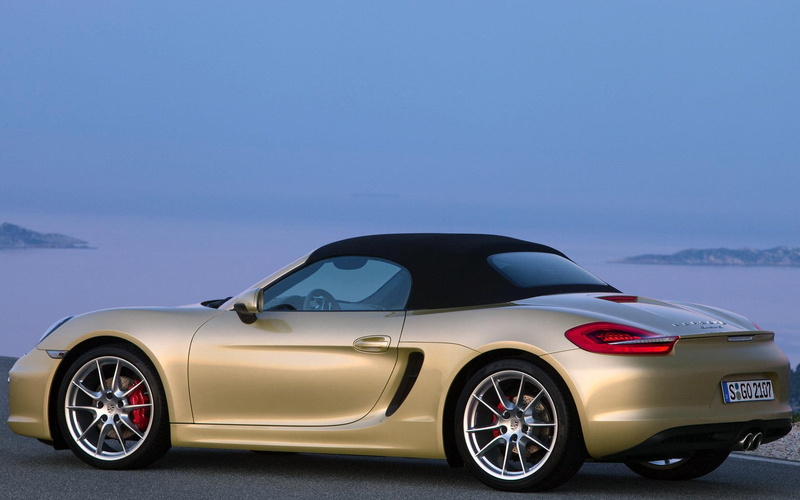 1920x1200, car, convertible, 1080P, cars, porsche, color, boxster, s, porsche boxster, gold