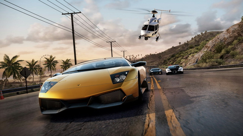 outdoors, nature, 1080P, mode of transportation, speed, plant, travel, motor vehicle, car, cloud - sky, road, Need For Speed: Hot Pursuit, on the move