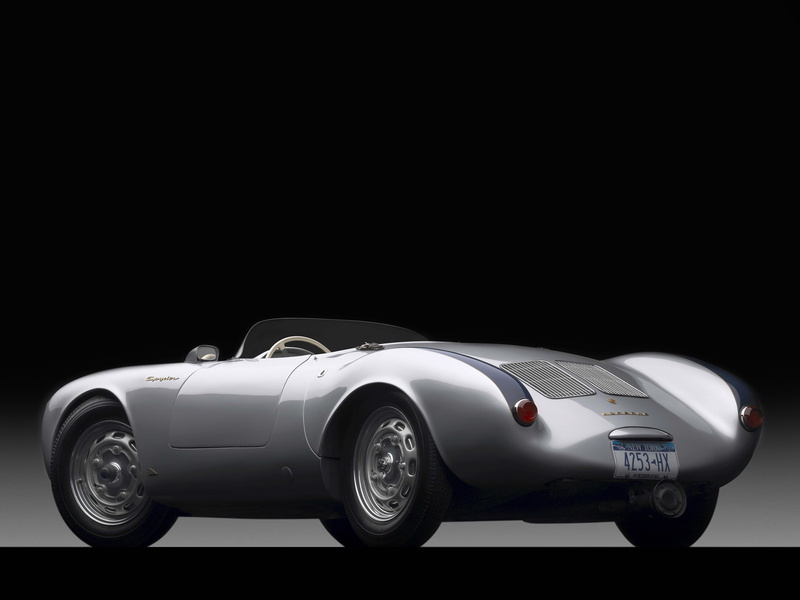 porsche, spyder, 1080P, 550, retro, 1956