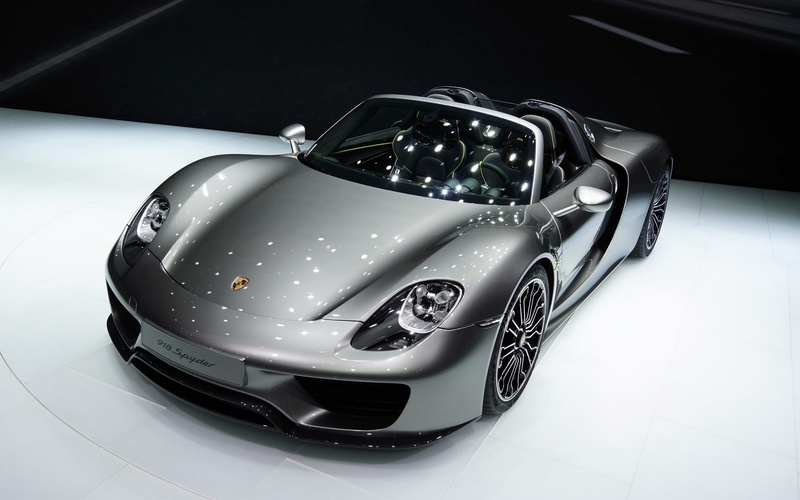 car, motor, porsche, cars, gray, 2K, spyder, show, convertible, 2013, frankfurt, iaa