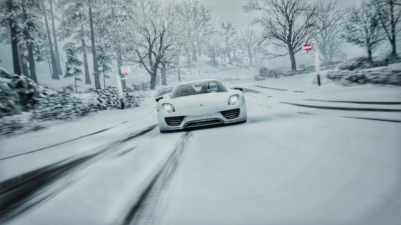video games, 918 spyder, car, 1080P, Porsche 918 Spyder, Porsche, Forza Horizon 4