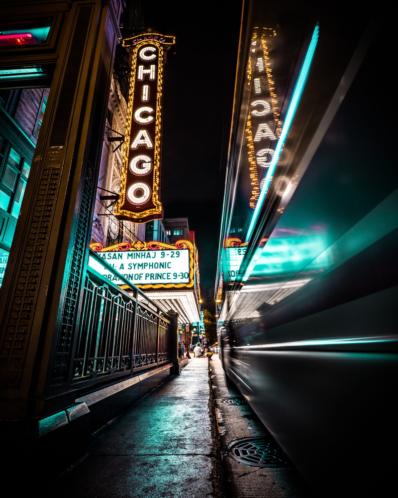 pavement, lights, night, road, 2K, sign, neon, modern, western script, transportation, text, landscape, building exterior, cityscape, lighting equipment