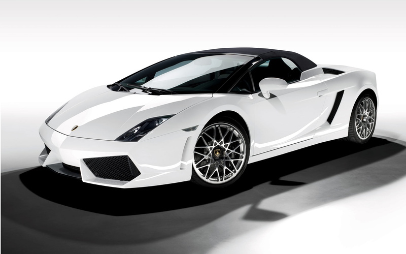 white, lp, cars, lambo, 1080P