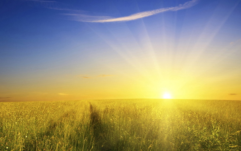 scenics - nature, back Lit, sunrise - Dawn, cloud - Sky, sunbeam, gold Colored, landscape, springtime, vibrant Color, blue, dawn, land, environment, non-Urban Scene