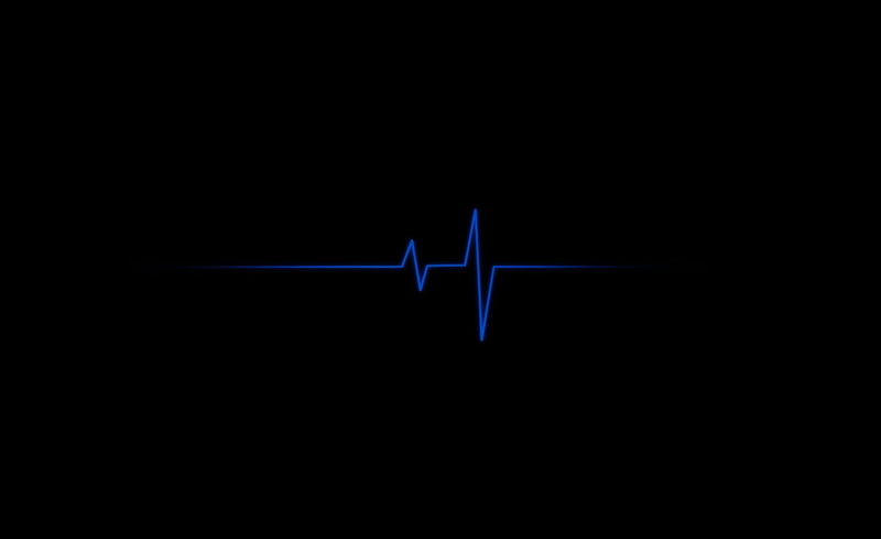 Beat, neon, cut out, no people, illuminated, equipment, copy space, dark, technology, night, blue, healthcare and medicine, studio shot, indoors, black color
