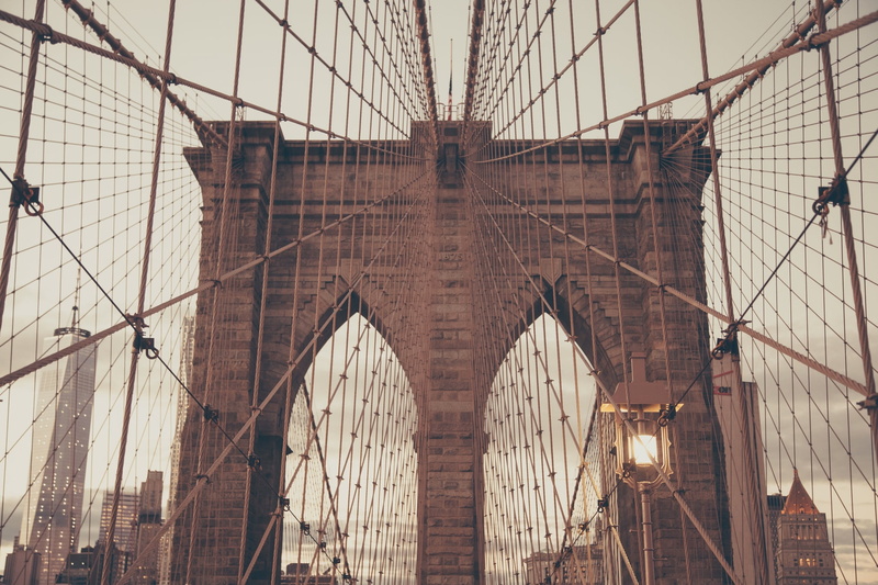 urban Scene, tourism, new York State, crisscross, international Landmark, brooklyn, bridge, building Exterior, uSA, new, brooklyn - New York, engineering