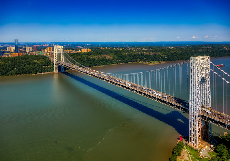 hudson river, river, day, no people, water, sky, bridge, travel destinations, cloud - sky, nature, landscape, building exterior, built structure, city