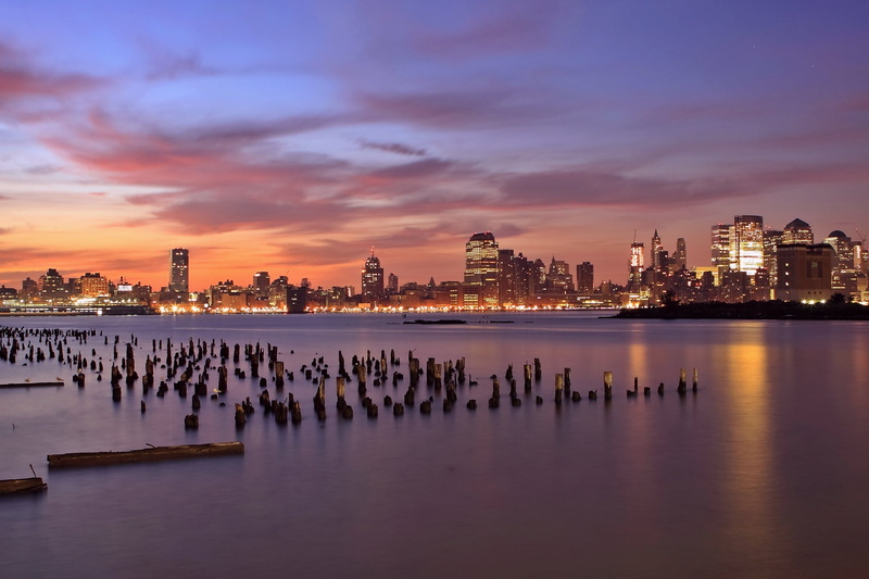 landscape, lights, skyscrapers, post, travel, concrete, built Structure, asia, panoramic, night, travel Destinations, city, cityscape, orange, sunset, dusk