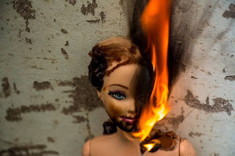 5K, barbie, beautiful woman, close-up, portrait, doll, fashion, young women, adult, perth, hairstyle, flame, australia, heat - temperature, women, looking at camera