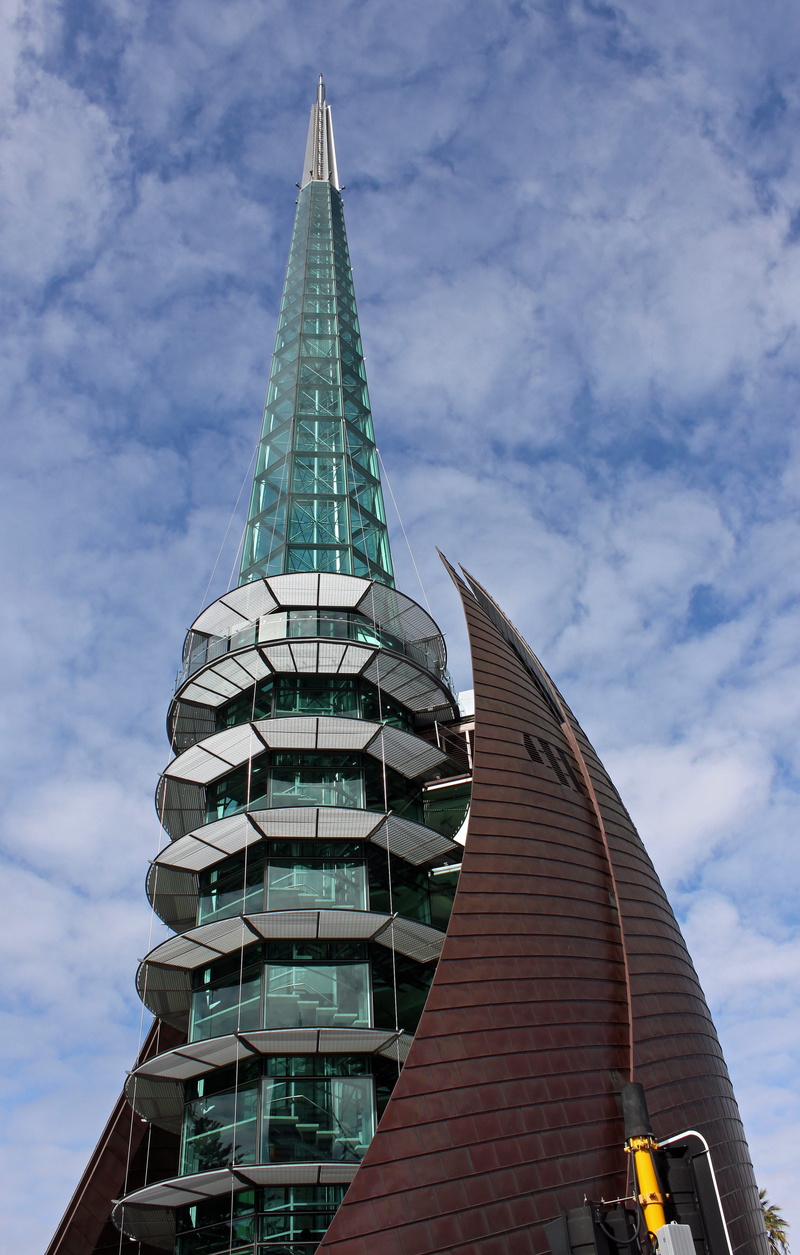 travel, 4K, tower, building exterior, office building exterior, architecture, Perth, museum, place of worship, nature, built structure, cloud - sky, Bell Tower