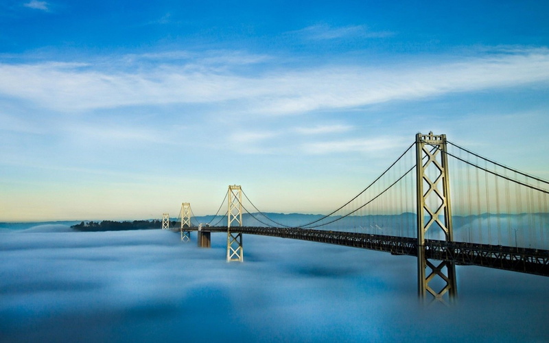 scenery, francisco, oakland, san francisco, natural, san, bay, bridge, 2K