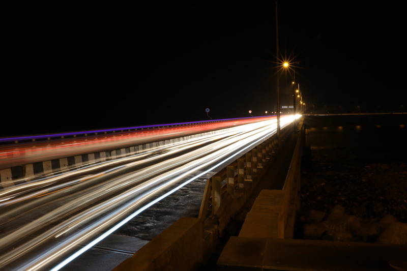 lighting equipment, mumbai, india, motion, light trails, architecture, street light, long exposure, no people, transportation, outdoors, traffic, vehicle light
