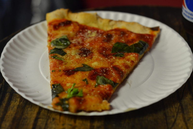 crockery, New York, indoors, pie, freshness, Food, unhealthy eating, cake, plate, garnish, NYC, Di Farra, no people, wood - material, italian food, selective focus