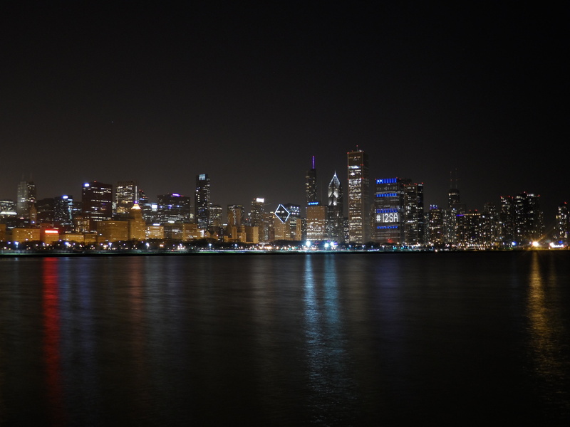 sky, exterior, illinois, business, building, design, construction, metropolitan, building exterior, outdoors, no people, residential district, illuminated