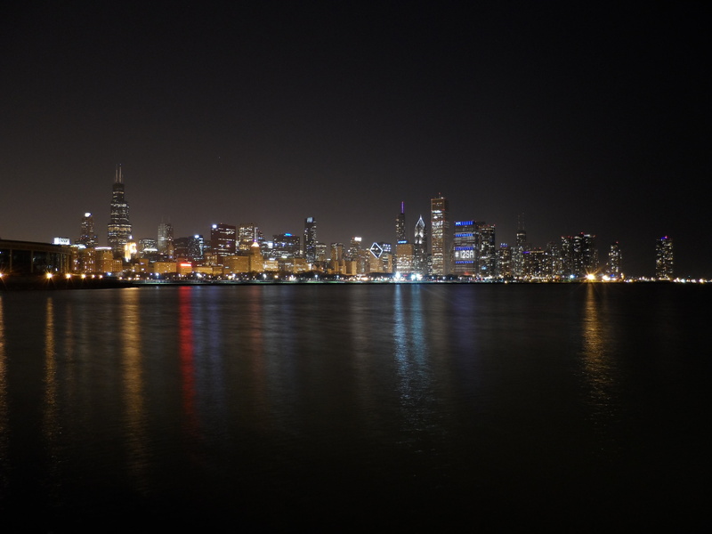 4K, colorful, photography, high, night, dusk, buildings, metal, business, office, building exterior, usa, town, water, attraction, city, urban skyline