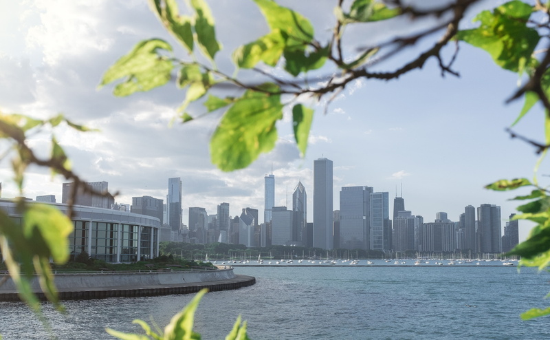 building exterior, Chicago, travel destinations, Urban, day, cityscape, financial district, Fuji, skyline, Walk, Artistic, nature, architecture, no people