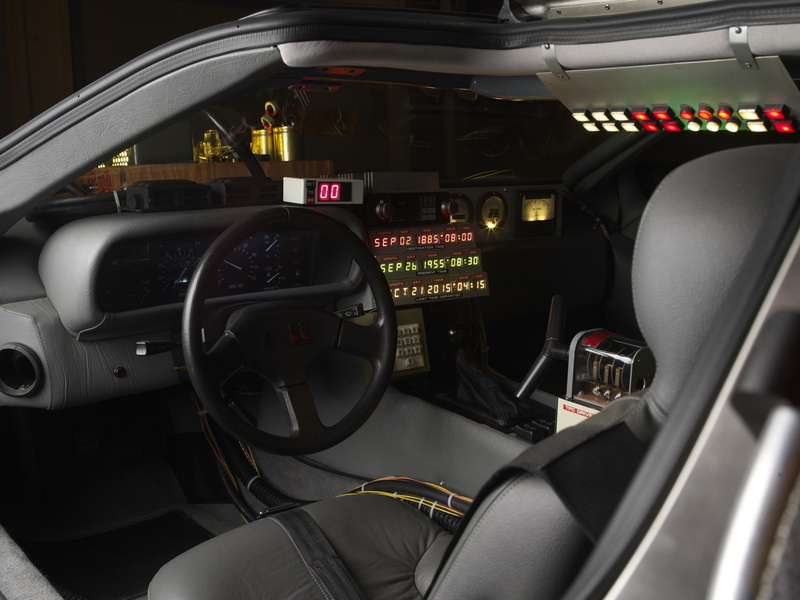Back to the future, Dashboard, The workplace of temponauta, 1080P, Delorean, Time machine