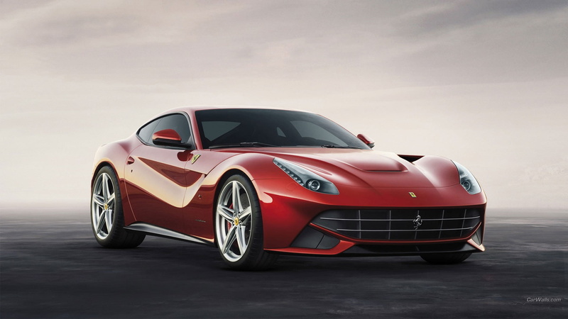 studio shot, luxury, 1080P, retro styled, Ferrari, mode of transportation, people, racecar, Ferrari F12, tire, wheel, shiny, chrome, red cars, red, motor vehicle