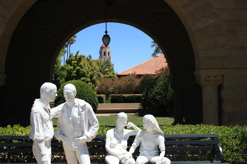 school, tree, representation, stanford university, california, plant, art and craft, usa, sculpture, stanford, park - man made space, four, park, creativity