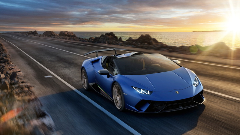 blue car, road, luxury vehicle, sports car, supercar, 1080P, road trip, car, lamborghini huracan, lamborghini, vehicle