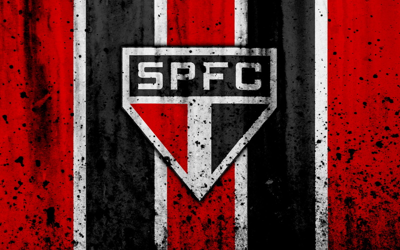 São Paulo FC, Soccer, Emblem, 4K, Logo