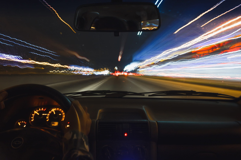 light streaks, motion blur, timelapse, hurry, illuminated, vehicle interior, driving, windshield, evening, blurred motion, transportation, dusk, traffic