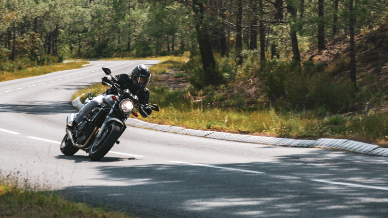 transportation, riding, nature, carcans, non-urban scene, biker, tree, france, moto, road, speed, motion, travel, helmet, honda, 4K, plant, ride, country