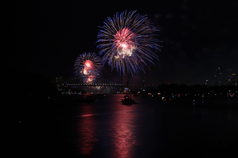 new years eve, nature, firework - man made object, fireworks, new years eve, exploding, reflection, firework display, firework, sydney harbour bridge, celebration