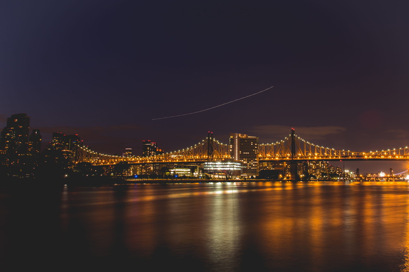 united states, eastriver, lights, longexposure, nature, sky, built structure, water, connection, nyc, night, new york, travel destinations, city, building exterior