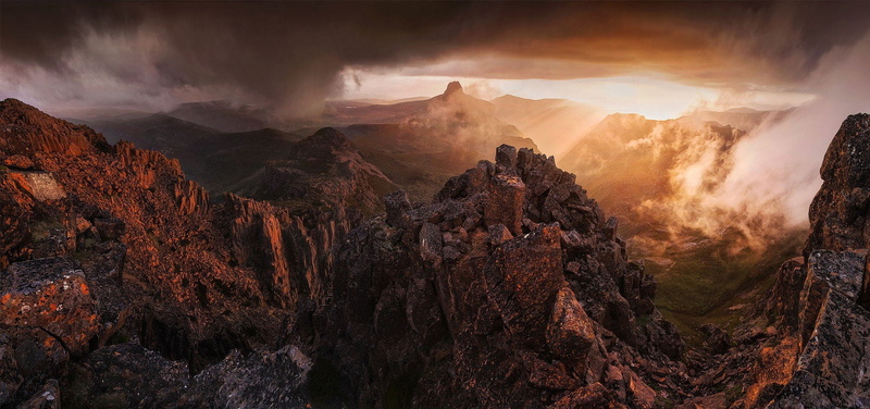 mountains, Australia, Tasmania, 1080P
