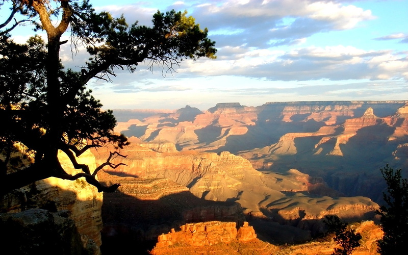 landscape, nature, 1080P, Grand Canyon, canyon, sunlight