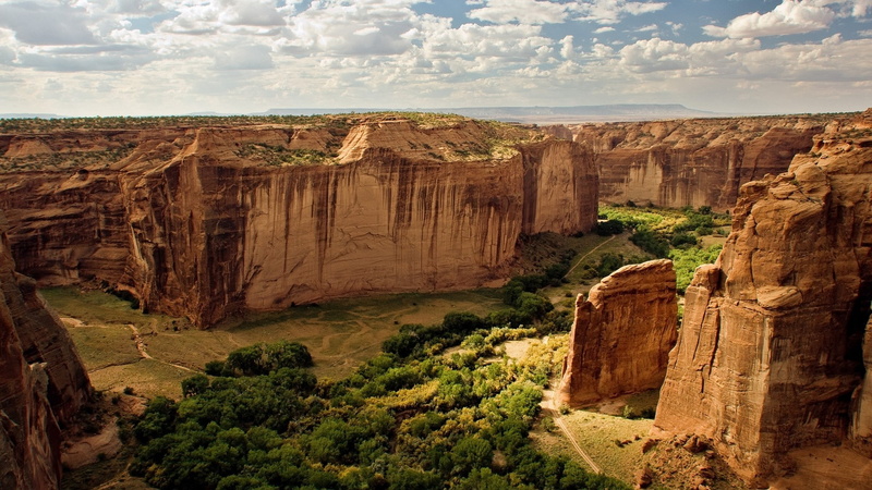 nature, 1080P, Arizona, landscape, Canyon De Chelly, sky