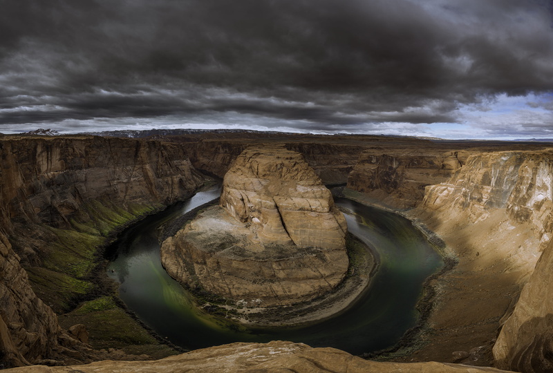 8K, non-urban scene, travel, park, bend, beauty in nature, landscape, nature, solid, rock, water, cloud - sky, tranquility, rock formation, arizona, outdoors