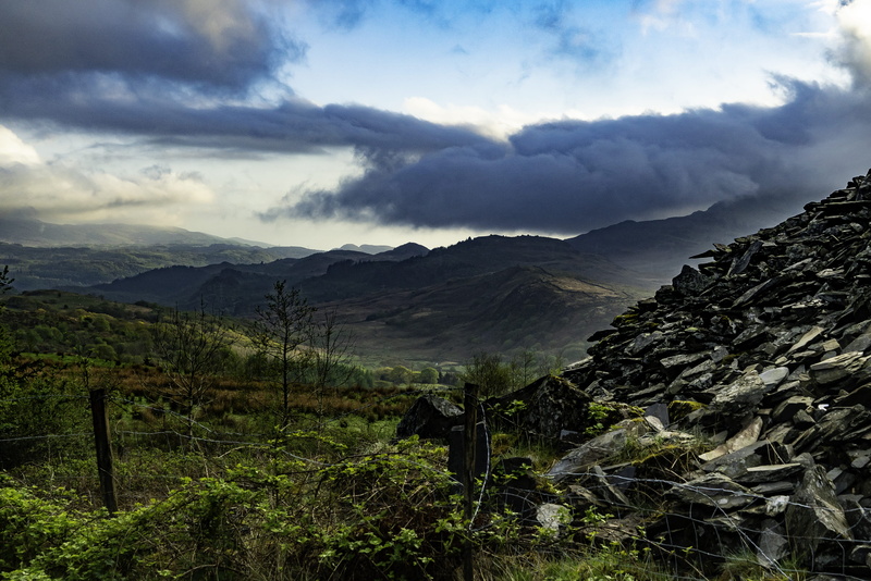mountain, a7rii, wales, nature, outdoors, slate, day, idyllic, sony alpha, plant, sky, mountain range, tranquil scene, environment, green color, tree, 5K