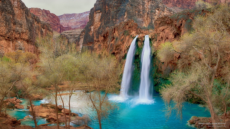 2K, arizona, havasu, falls, supai, Waterfalls