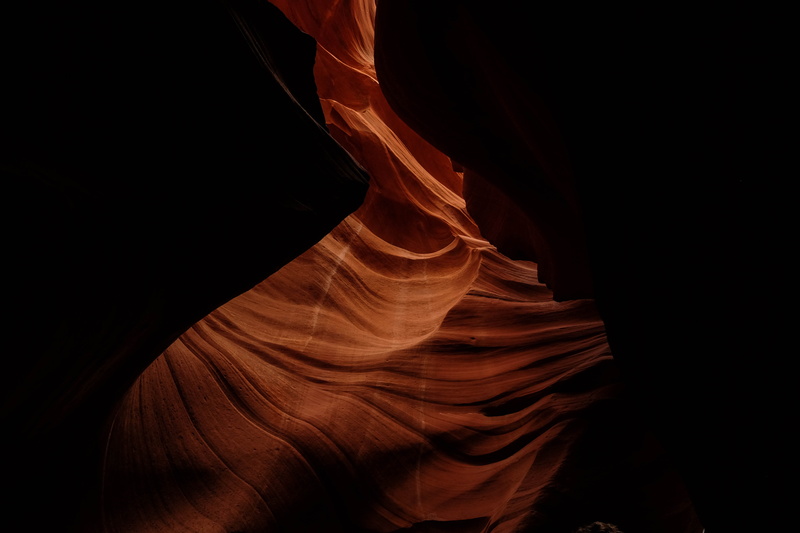 low angle view, nature, layers, eroded, natural pattern, arizona, rock formation, rock, geology, non-urban scene, antelope, 4K, orange, no people, wave
