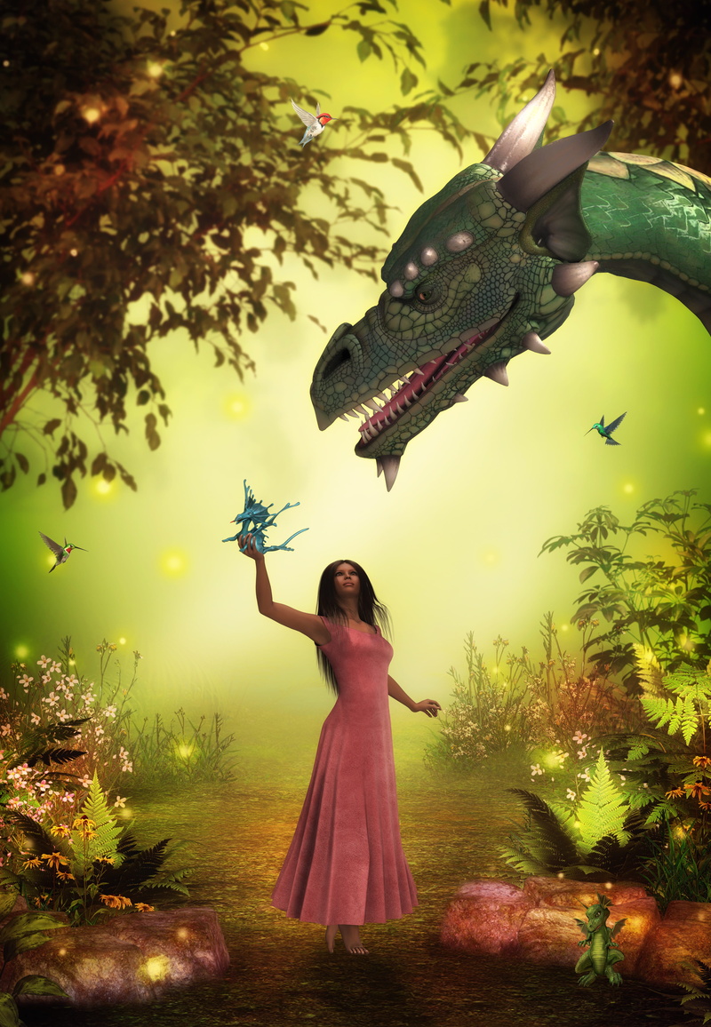 adult, one person, fairy tale world, human arm, women, nature, surreal, animal wildlife, forest, holding, leisure activity, fashion, 5K, child, standing