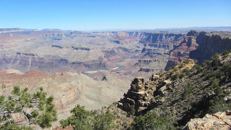 desert, tranquil scene, places of interest, environment, outdoors, no people, high angle view, physical geography, wide, formation, eroded, south Rim, solid