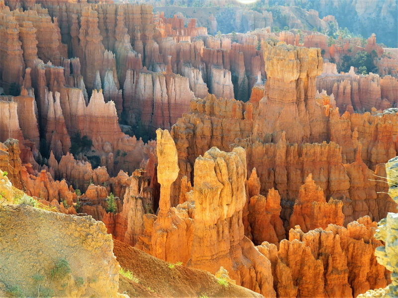 Sandstone, travel, rock formation, rock hoodoo, layered, hiking, 4K, bryce canyon, red sandstone, scenics - nature, no people, eroded, non-urban scene
