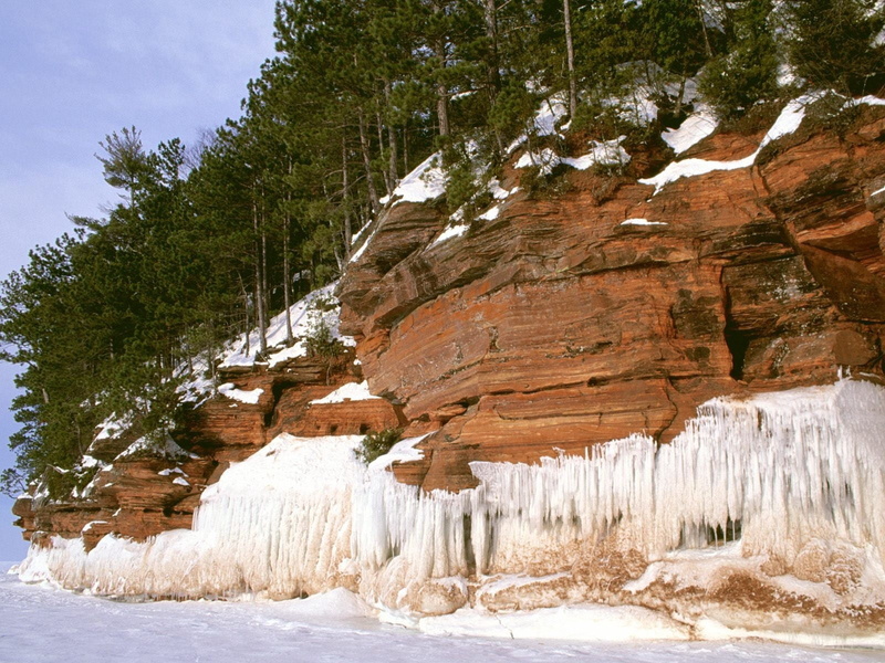 mountain, beauty In Nature, scenics - nature, non-urban scene, formation, plant, winter, water, cold, tourism, stone - Object, scenics, tranquility, extreme Terrain