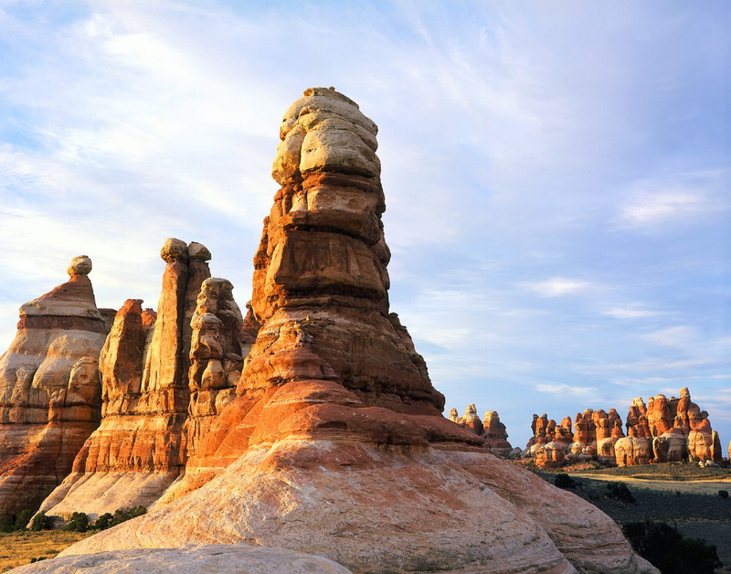 day, place of worship, nature, stone, clouds, no people, history, usa, rock, geology, travel destinations, needles, scenery, rock formation, tourism, outdoors
