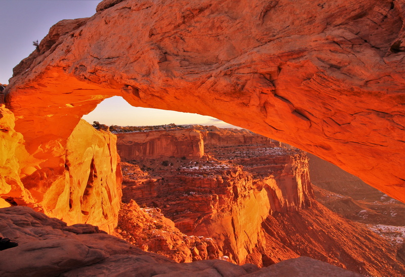 sandstone, rock - object, nation, nature, remote, land, eroded, rock formation, scenics - nature, day, mesa, rock, natural arch, evening, moab, sun, non-urban scene